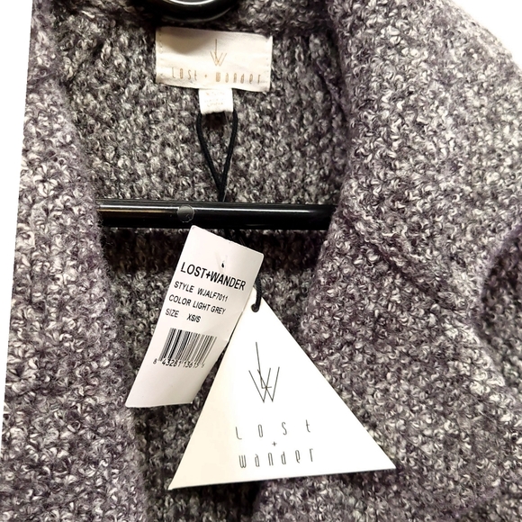 Lost and Wander Women's Granada Belted Layering Sweatercoat Jacket Size XS/S - Picture 4 of 6